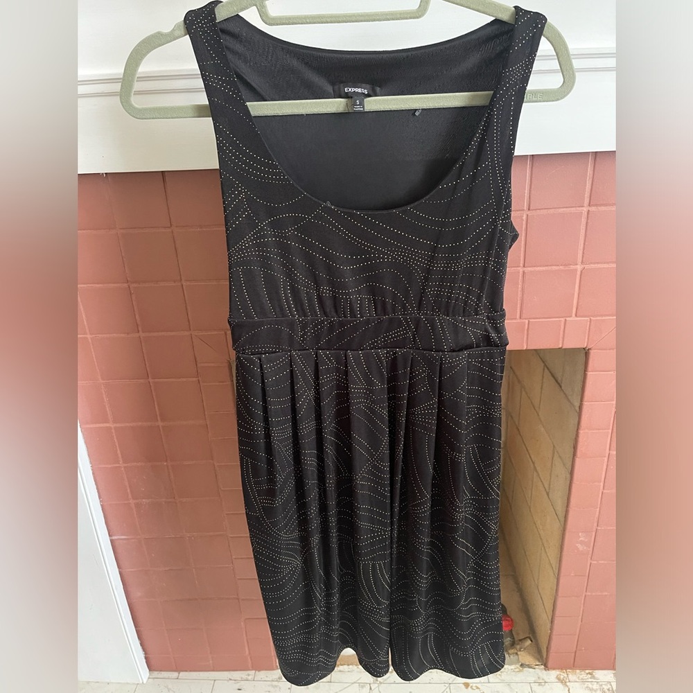 Little Black Dress with Gold